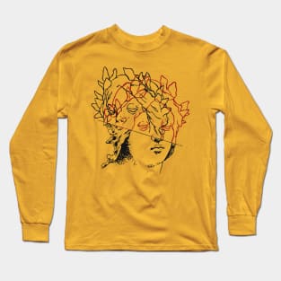 renaissance style vector Long Sleeve T-Shirt